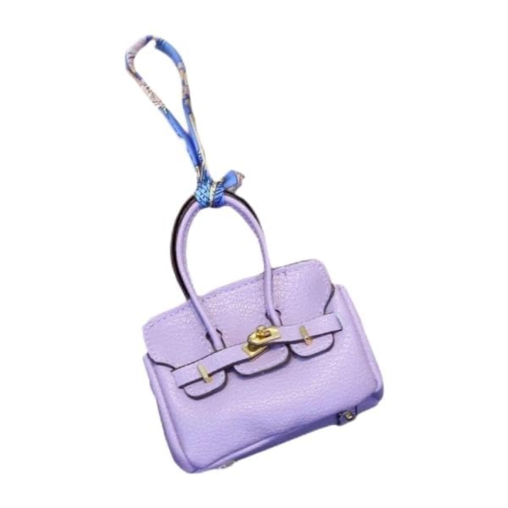 NIP Mini Luxury Leather Handbag AirPod Case Holder